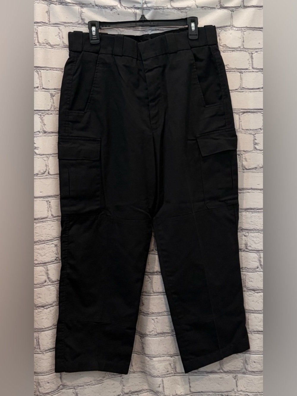 Uniform Tactical Size:M Men’s Black Pants with Elastic Grip Waistband